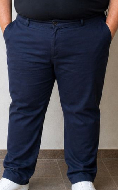 Pantalón corte chino elastizado talle 62 al 70