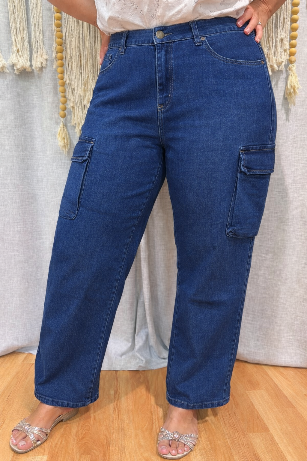 Pantalon jean cargo