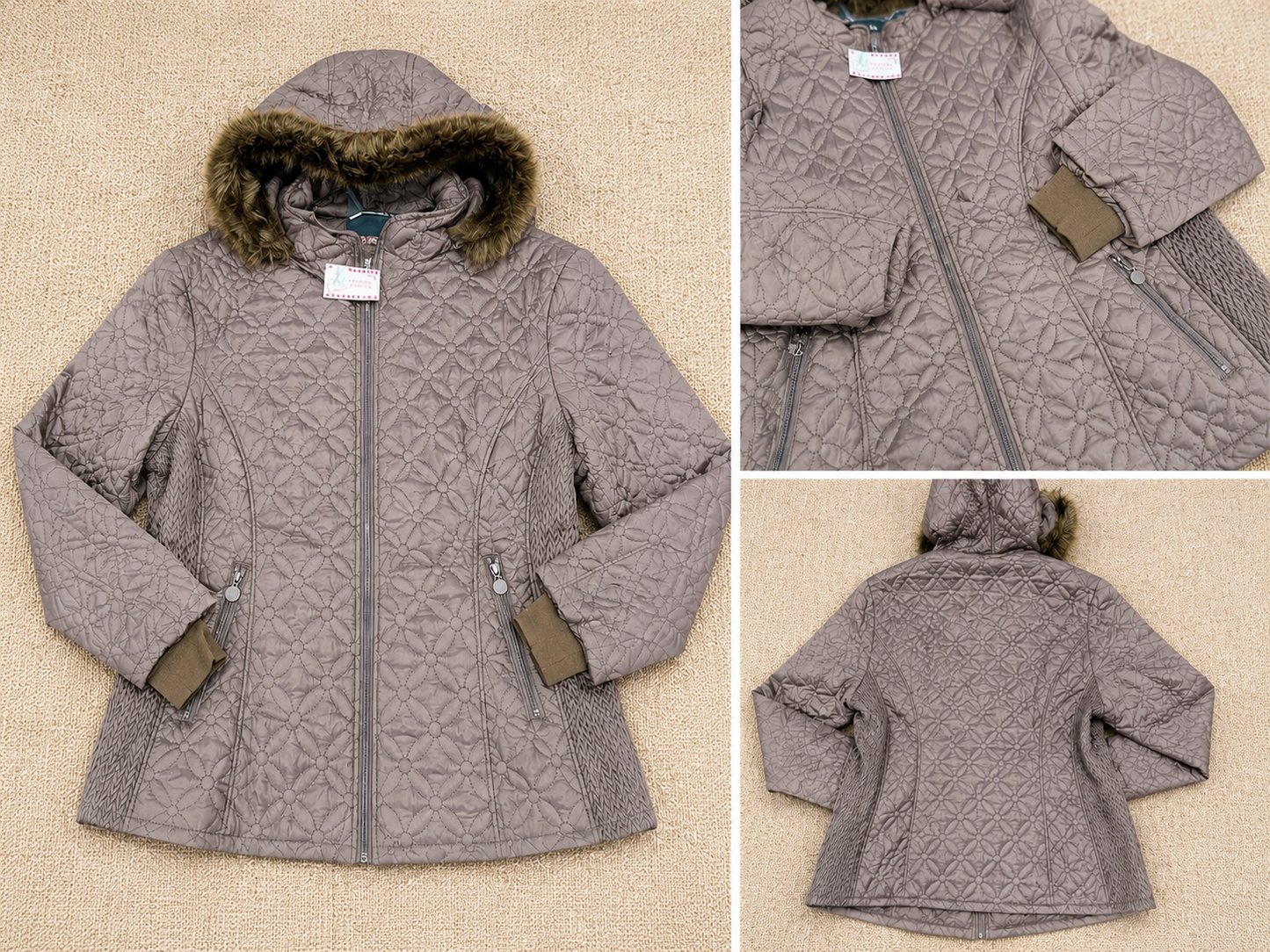 Campera Dama piel interior