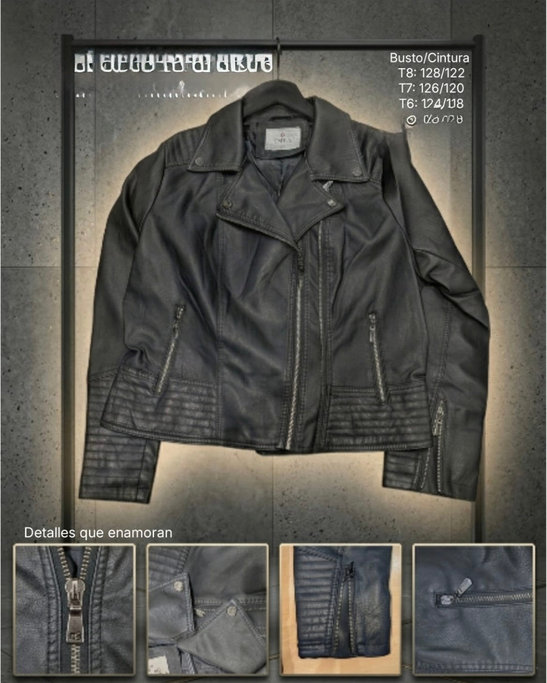 Campera Eco cuero
